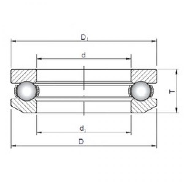 Bore Diameter (mm) ISO 53200 thrust-ball-bearings #1 image