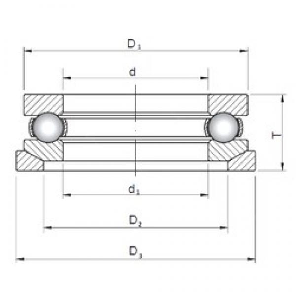 d1 ISO 53334U+U334 thrust-ball-bearings #1 image